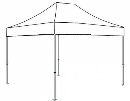 G-Tent 4.5x3m White
